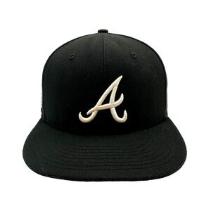 Atlanta Braves 2021 World Series‎ Patch New Era 59Fifty Fitted Hat Black 7 1/8
